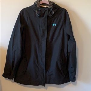 Navy Blue Under Armour jacket/ raincoat